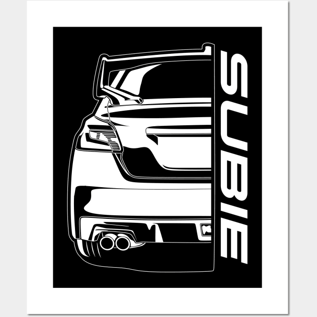 Subaru WRX Wall Art by JDMAPEX